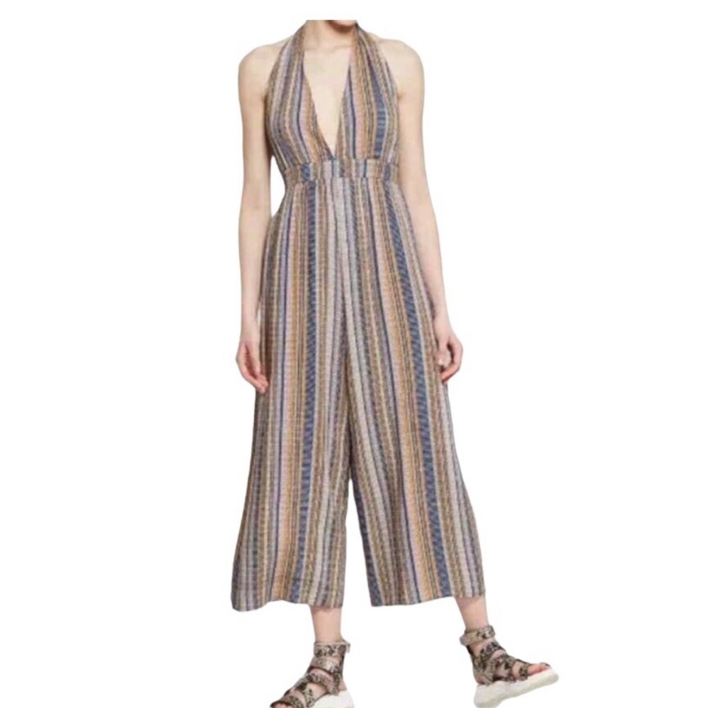 Wild Fable Multicolor Striped Jumpsuit
